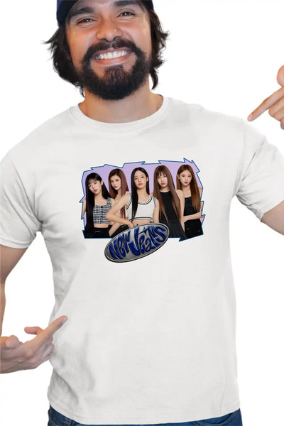 OEM Ανδρικό T-shirt NewJeans Minji Hanni K-pop Εμπορεύματα