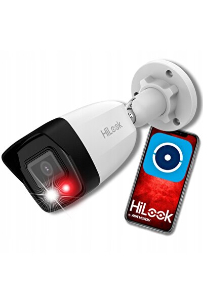 Hikvision Cameră IP 4MPx HiLook PoE de exterior cu lumină hibridă inteligentă...