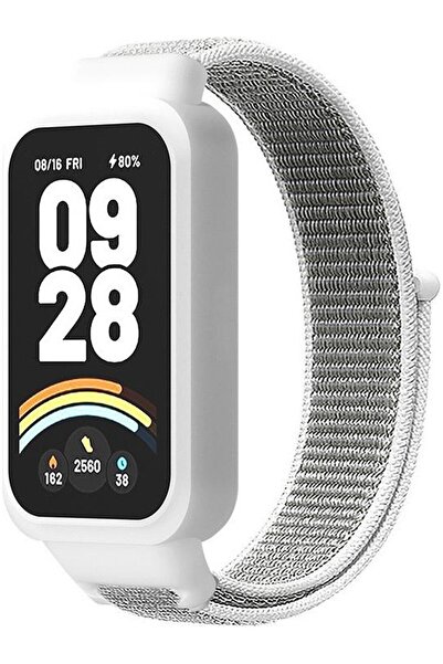 BASİAS Xiaomi Redmi Smart Band 3 / Xiaomi Smart Band 9 Active Cord Woven Fabr...