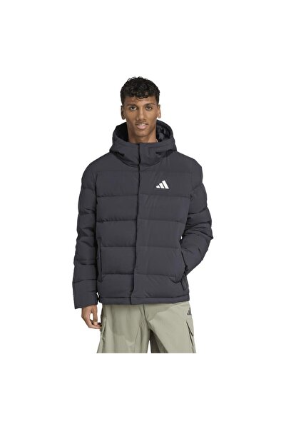 adidas Geacă de puf cu glugă pentru bărbați Helionic Climawarm L