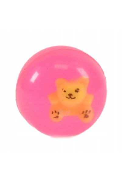 Midex Minge de cauciuc cu figurină animal, 32mm, minge săritoare, pungă cu 10...