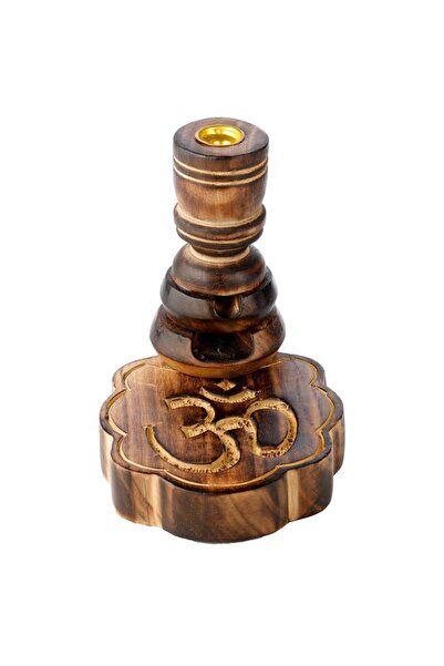 OEM CASCADĂ DE FUM CU REFLUX (FUMIGARE INVERSĂ) "AUM" | LEMN DE MANGO *