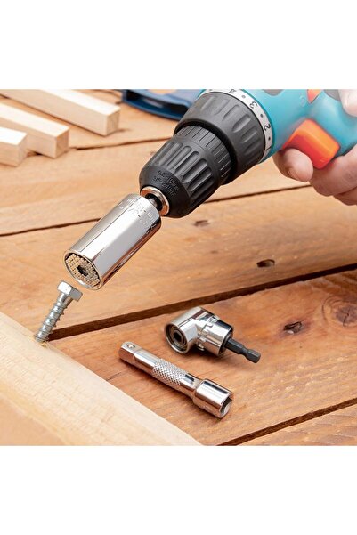 InnovaGoods Cheie tubulară universală Uniscrew – multifuncțională, 7-19 mm, c...