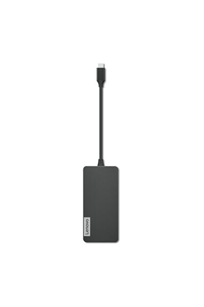 LENOVO Hub USB-C 7-în-1 cu HDMI, porturi USB, cititor de carduri SD/TF și înc...