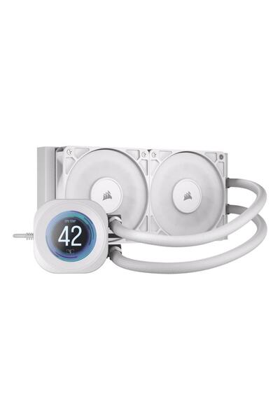 Corsair Nautilus 240 RS LCD Alb 240mm Cooler lichid pentru CPU