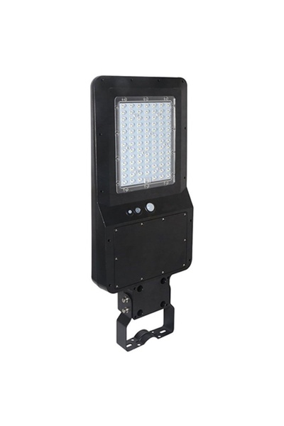 V-TAC Lampă stradală solară LED de 40W, Alb neutru 4000K, 4800 lm, IP65, Senz...