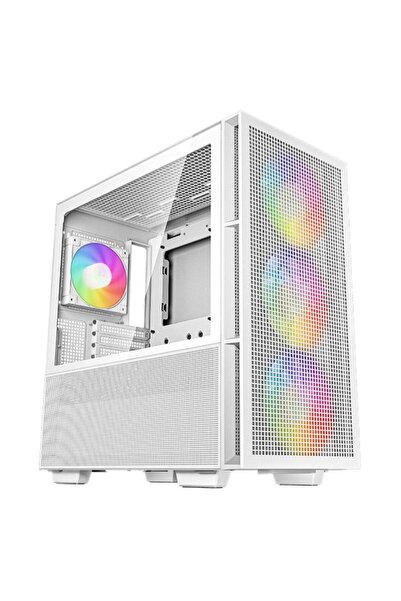 Deep Cool Carcasa DeepCool CH560 WH, Mid-Tower, fara sursa, mATX | mini ITX alb