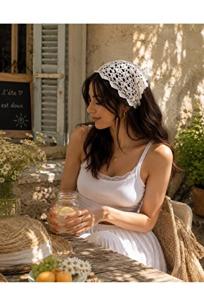 Handmade El Örgüsü Bohem Bandana