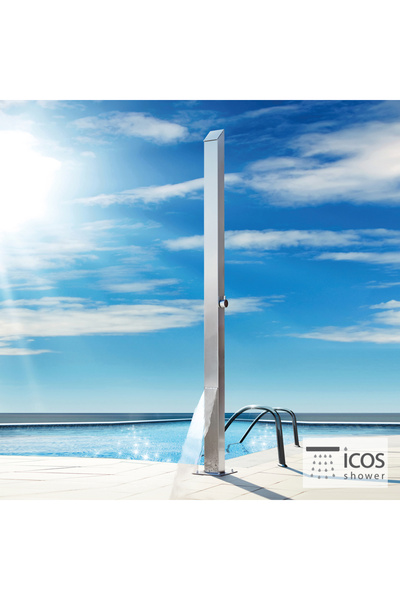 Icos Στήλη Ντους Εξωτερικού Χώρου DIKE, Ανοξείδωτο AISI316 DIKE