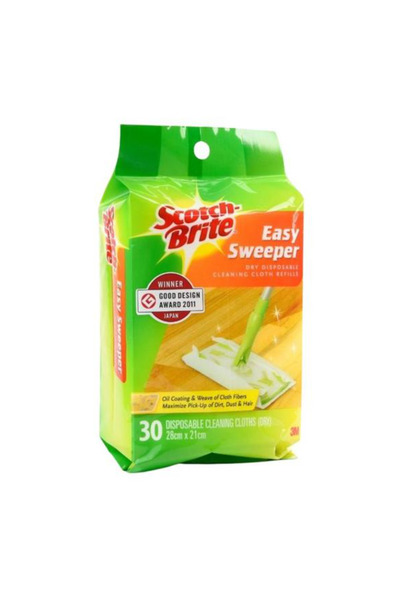 3M Rezerva pentru Mopul Plat Quick Sweeper Q600 - Scotch-Brite, 30 buc
