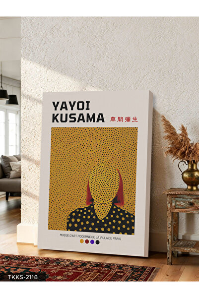 Evinemoda One Piece Yayoi Kusama Canvas-Art Canvas Painting
