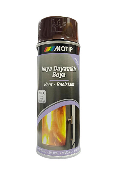 Motip Isıya Dayanıklı Eksoz Boya Kahverengi 800°c 400 ML