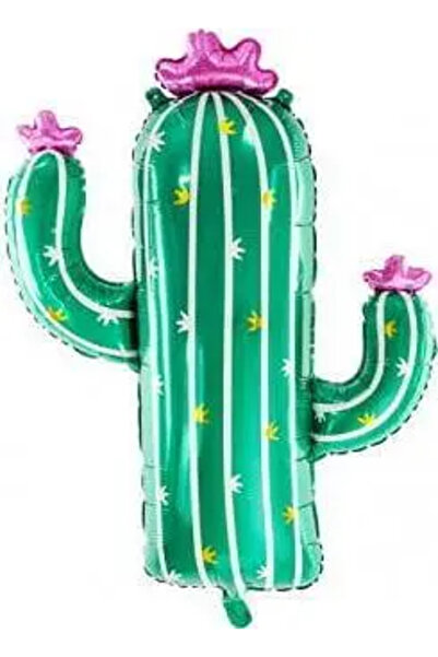 Partydeco Balon din folie Cactus, 60x82cm, mărimi asortate