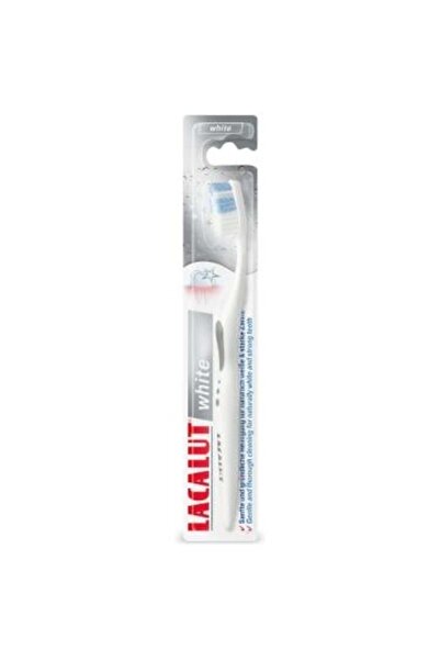 lacalut Lacalut White Toothbrushes for Teeth Cleaning - Assorted Colors