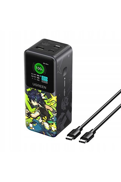 Ugreen Powerbank Nexode PB721 20000mAh 130W Seria Genshin Impact Negru