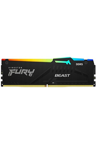 Kraft&dele Memorie RAM Kingston FURY Beast RGB DDR5 16GB 5200 CL40 Negru