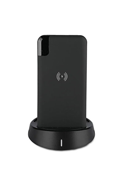 V-TAC Suport Power Bank Wireless de 8000mAh - Negru
