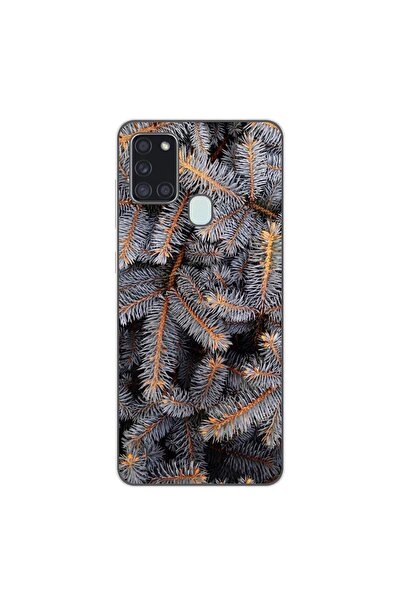 OEM Husa compatibila cu Samsung Galaxy A21s Silicon Gel Tpu Model Crengi de Brad