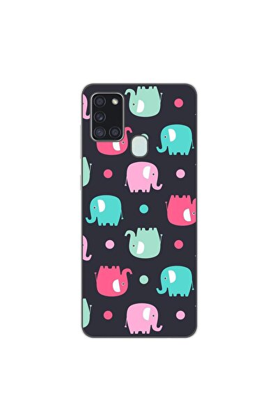 OEM Husa compatibila cu Samsung Galaxy A21s Silicon Gel Tpu Model Pattern Ele...