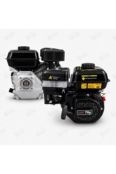 Kaan Orjinal 7HP Benzinli Çapa Makinesı Motoru 25mm 6 Frezeli