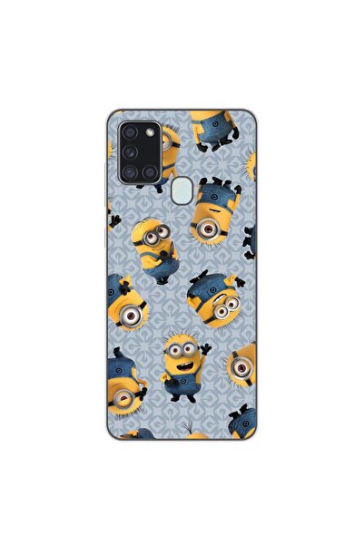 OEM Husa compatibila cu Samsung Galaxy A21s Silicon Gel Tpu Model Pattern Min...