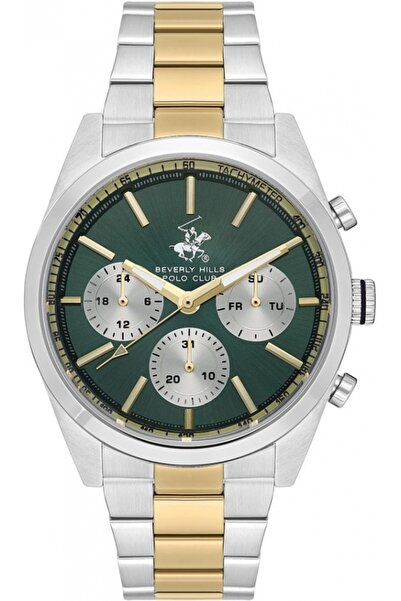 Beverly Hills Polo Club Ceas de modă verde pentru bărbați BEVERLY HILLS BP361...