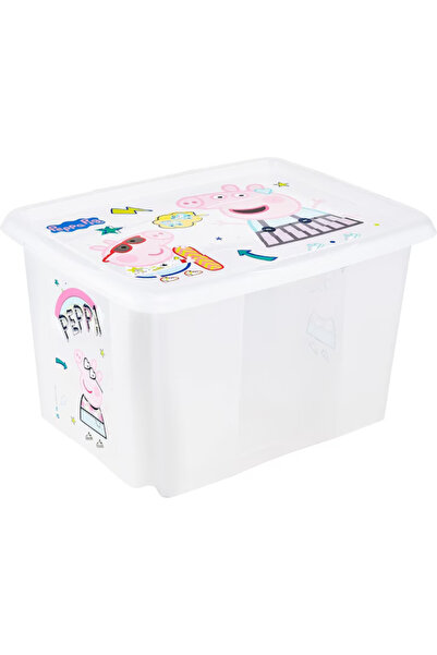 Keeeper Cutie de depozitare jucării din plastic cu capac, 45x35x27 cm, 30 L