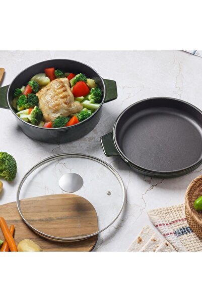 Aryıldız Duo Cast Iron K.Tencere Feslegen 26cm