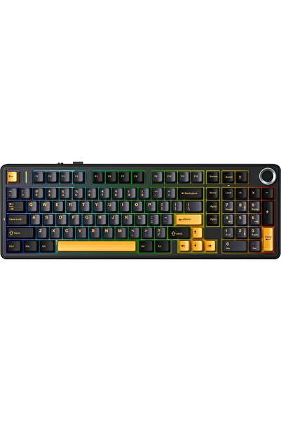 Aula Tastatură gasket F99 Pro Thunder Black switch StarVector RGB