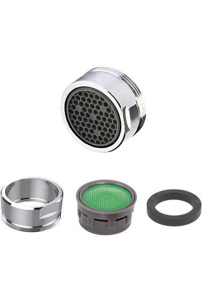 OEM Sita aerator baterie M20, set 6 bucati + cheie si garnituri, perlator robinet cu filet extern,