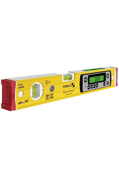 Stabila Nivela cu bula si display electronic, Tech 196 DL de 40 cm, IP 67,
