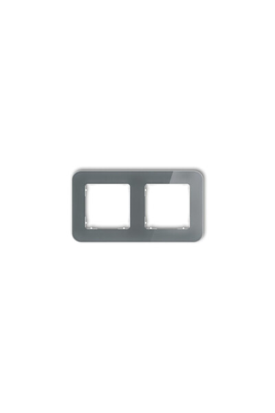 KARLIK ICON Cadru universal dublu rotunjit - efect de sticlă (cadru: fund gra...