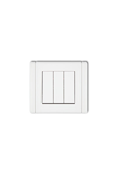 KARLIK Adaptor Flexi alb - conector triplu - FWP-7