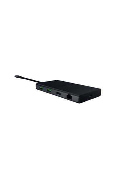 RAZER Dock USB-C - Negru - 4K, 2xUSB-C, 4xUSB-A, Ethernet, HDMI, Mufă jack de...