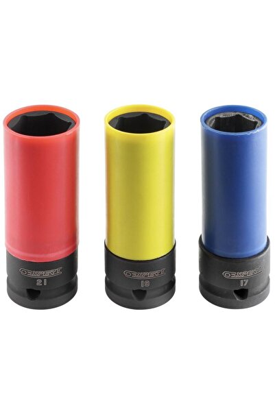 Facom SET DE PRIZE LUNGI 1/2" PENTRU JANTE DIN ALIAJ, 3BUC,