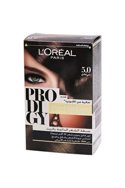 L'Oreal Paris صبغة شعر برودجي خالية من الامونيا – 5.0 بني فاتح | 60 جرام