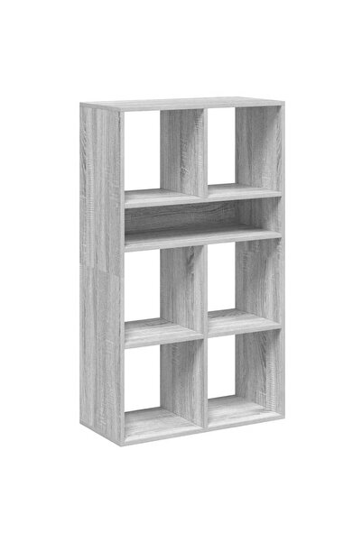 vidaxl Bibliotecă, gri sonoma, 66x31x112 cm, lemn prelucrat