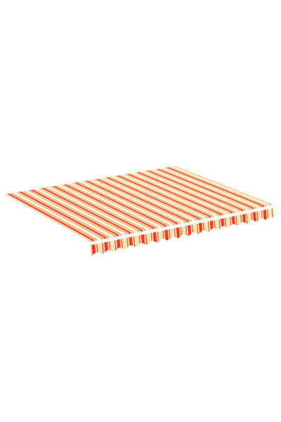 vidaxl Pânză de înlocuire pentru copertină, galben și portocaliu, 3 x 2,5 m