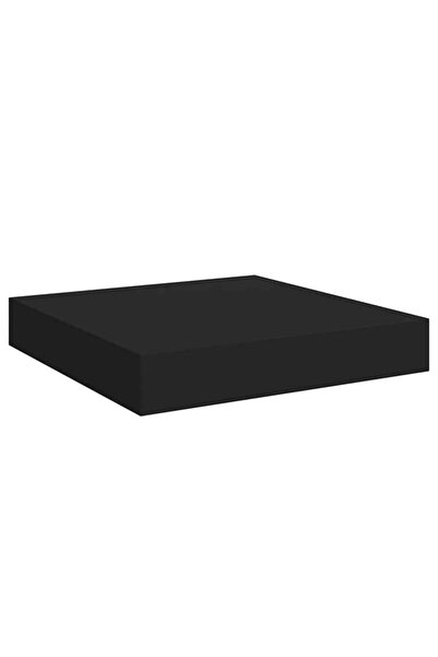 vidaxl Etajeră de perete, neagră, 23 x 23.5 x 3.8 cm, MDF