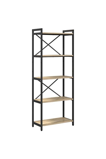 vidaxl Raft pentru cărți Stejar Sonoma 60 x 30 x 155 cm Lemn compozit