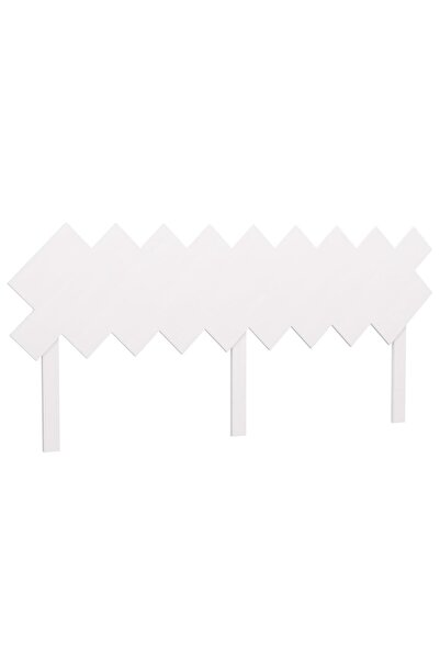 vidaxl Tăblie de pat, alb, 178x3x80,5 cm, lemn masiv de pin