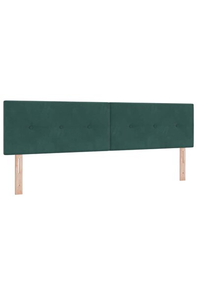 vidaxl Tăblie cap Verde închis 180 cm Catifea