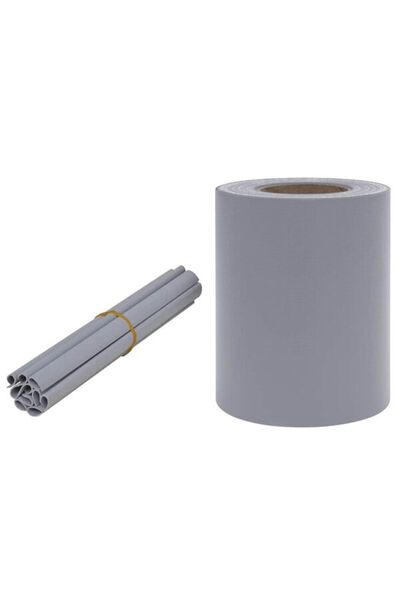 vidaxl Panou de intimitate pentru grădină, gri deschis mat, 35 x 0,19 m, PVC