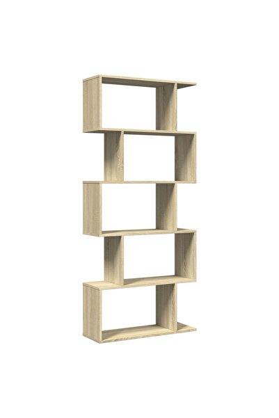 vidaxl Bibliotecă/separator 5 niveluri stejar sonoma 70x24x161 cm lemn