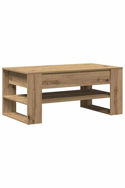 vidaxl Masă de cafea Stejar Artizanal 102 x 55 x 45 cm Lemn compozit