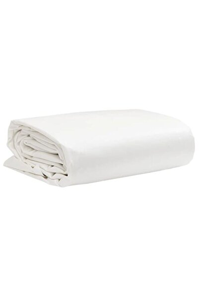 vidaxl Prelată, albă, 1,5 x 2,5 m, 650 g/m²