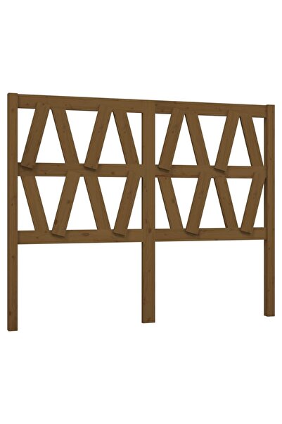 vidaxl Tăblie de pat, maro miere, 126x4x100 cm, lemn masiv de pin