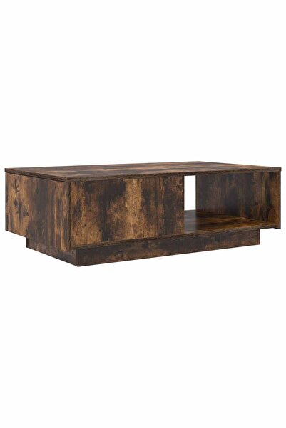 vidaxl Masă de cafea Stejar fumuriu 95 x 55 x 31 cm Lemn compozit