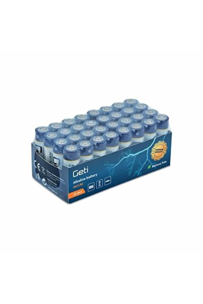 Geti Αλκαλικές μπαταρίες AA (LR6) 1.5V 32 τεμάχια.