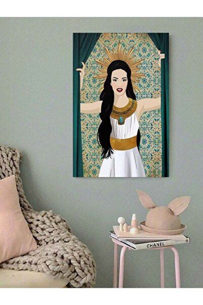Atiq Pharaonic Woman Wall Art Multicolour 40x60cm